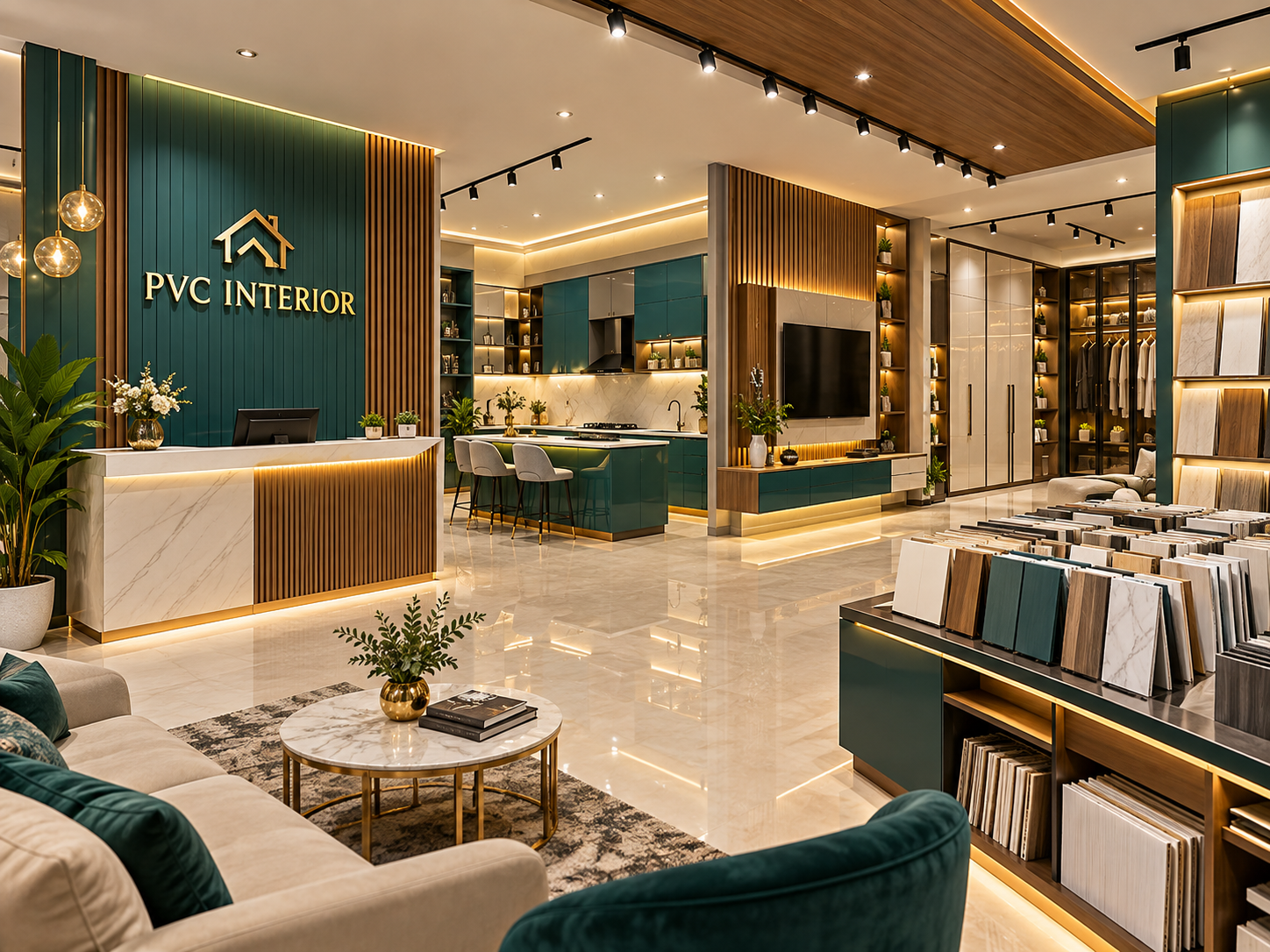 PVC interior showroom in Kolkata